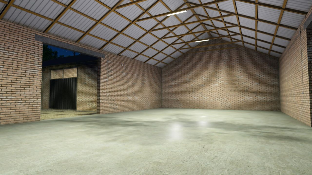 Garage avec rangement