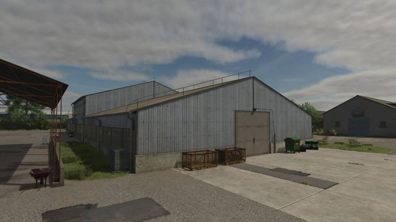 Garage With Workshop And Shelving System