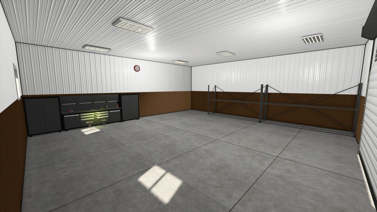 Garagem com oficina