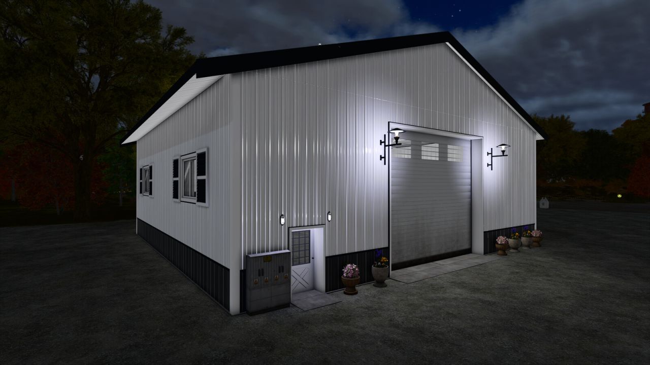 Garagem com oficina