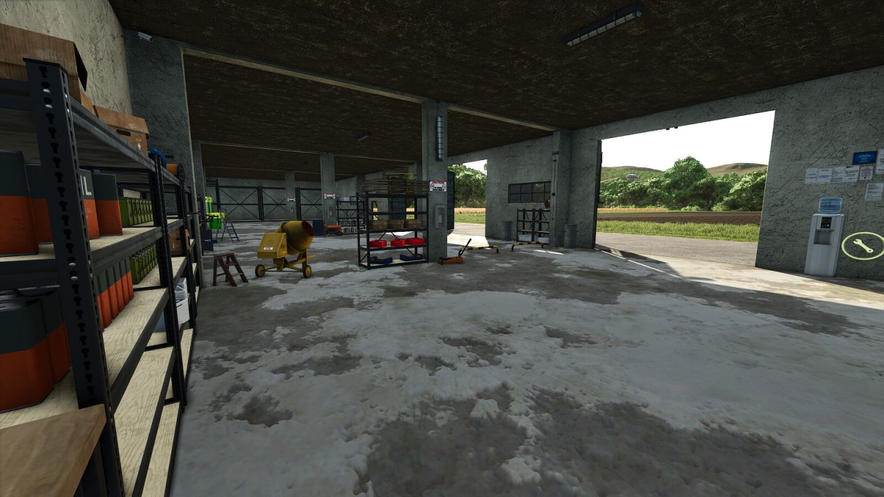 Garage con laboratorio