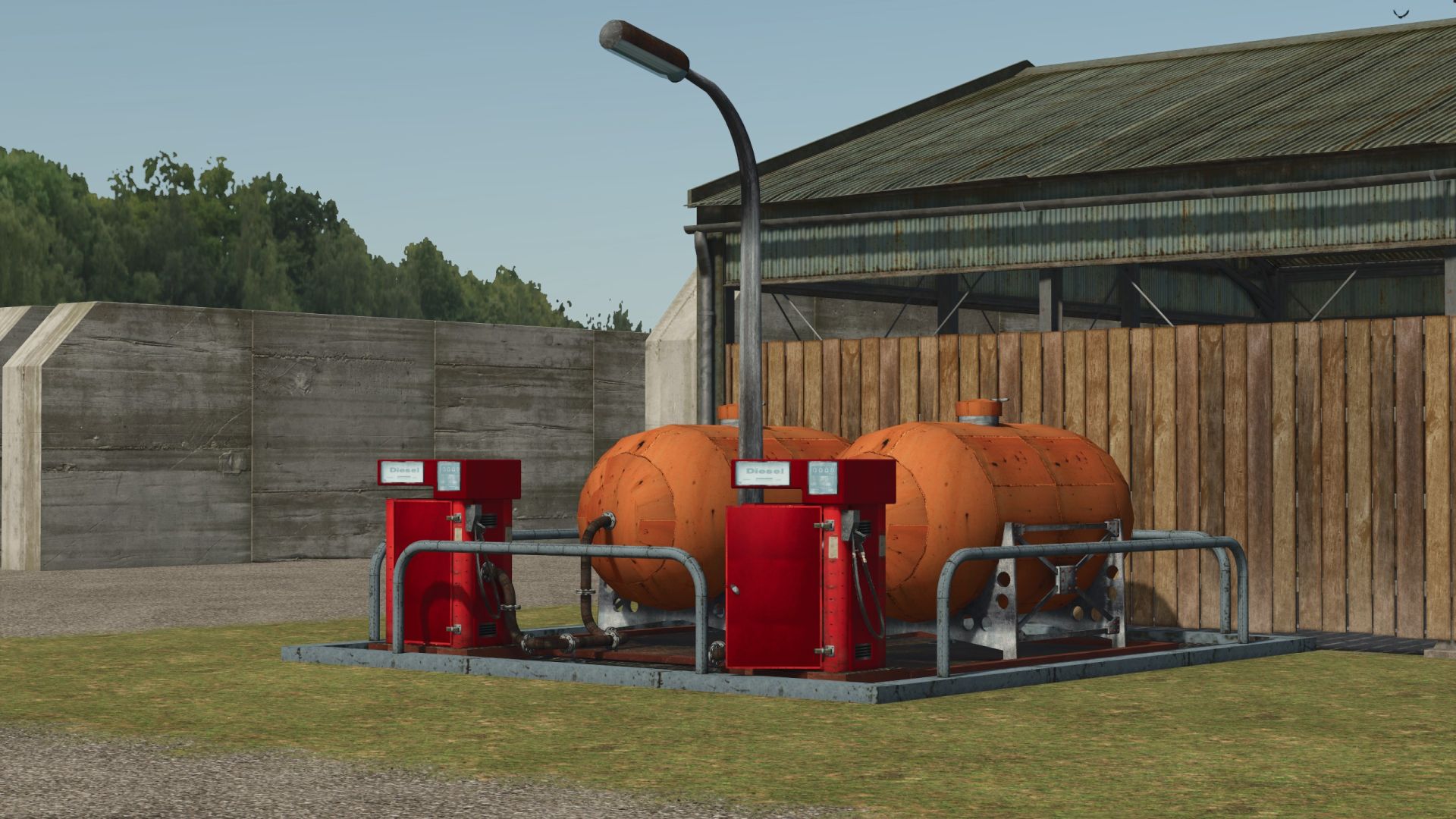 Gas Station and Silo for Storing Your Gasoline