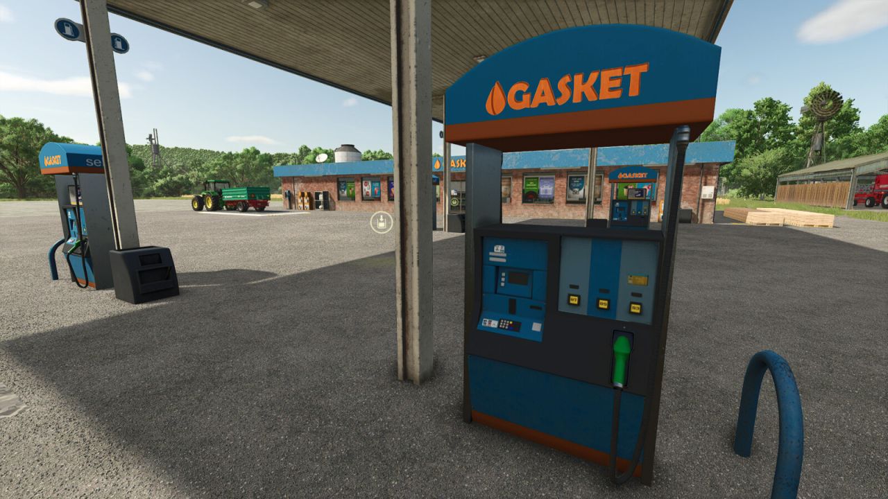 Magazzino della stazione di servizio