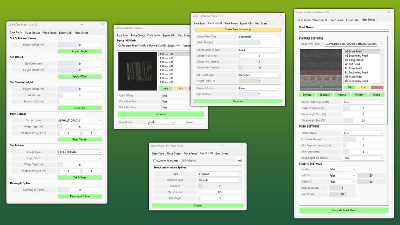 Skrypt GE10 - SplineToolkit (Prefab)