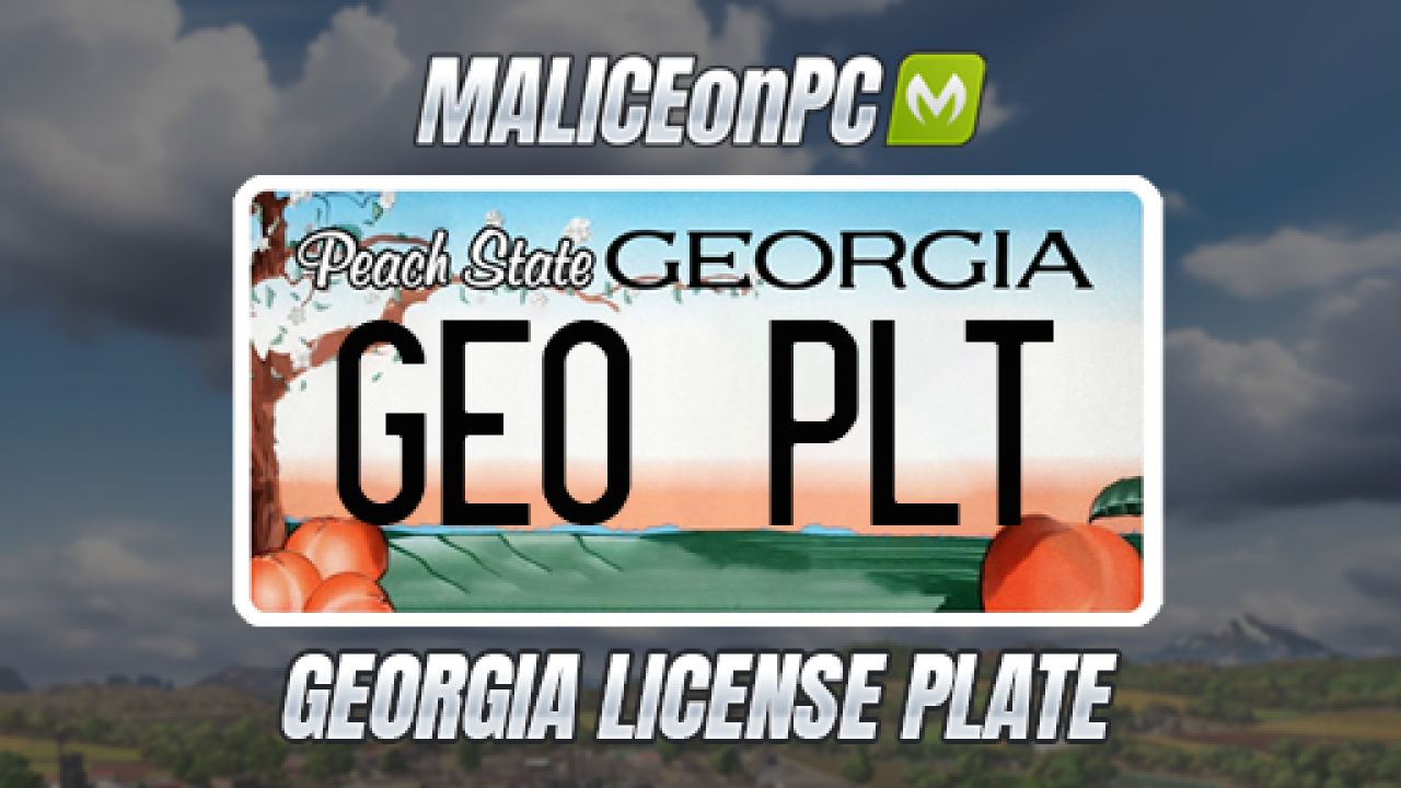 Georgia Nummernschild