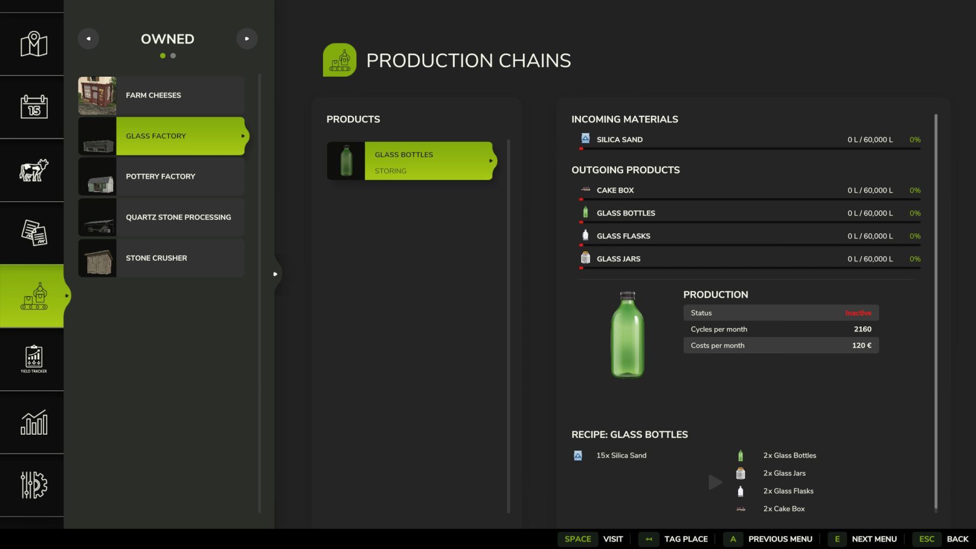 Glass and Pottery Production