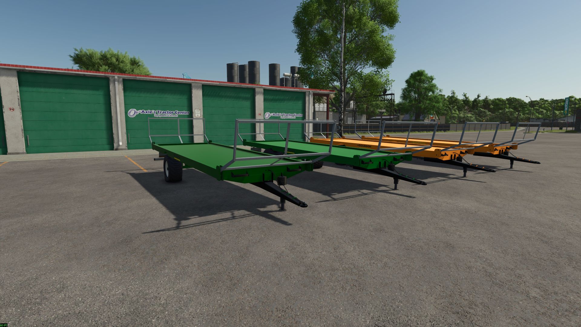 Gourdon semi-mounted tray