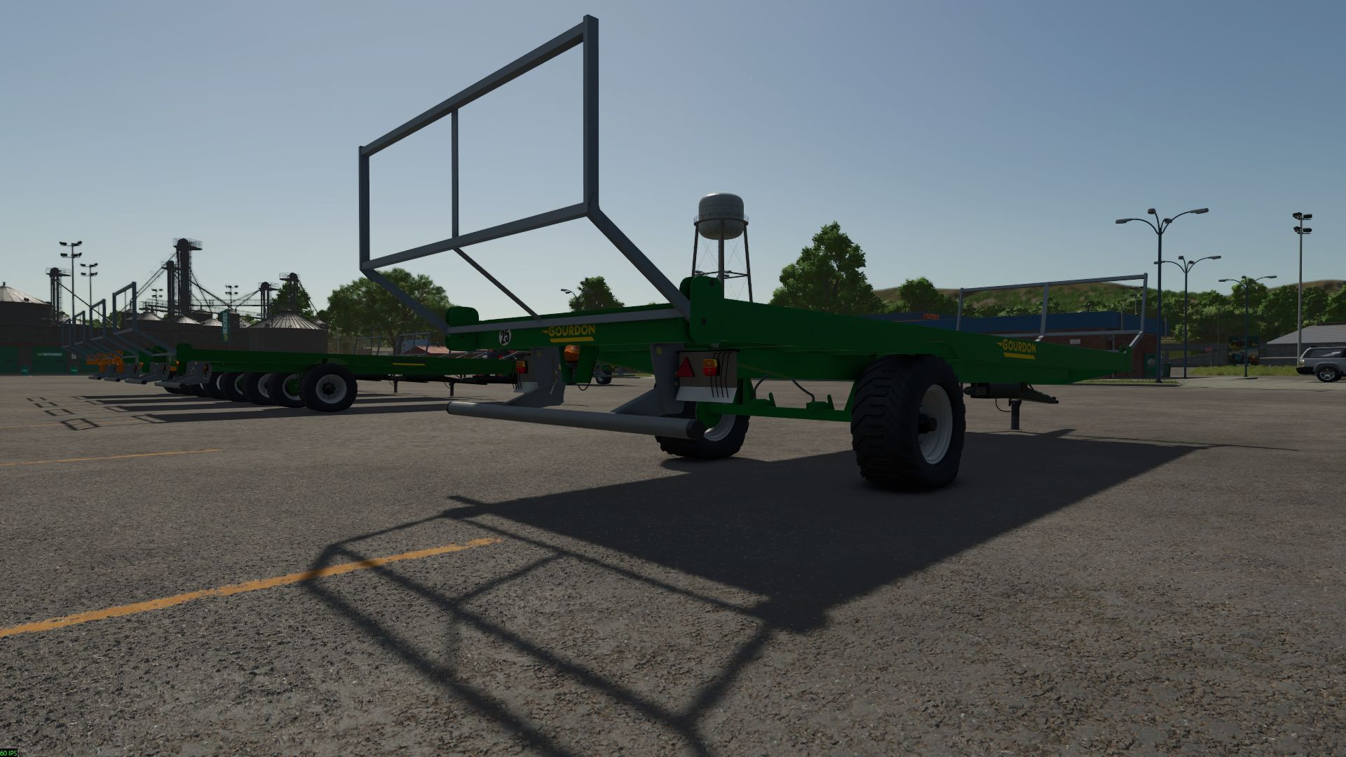 Gourdon semi-mounted tray