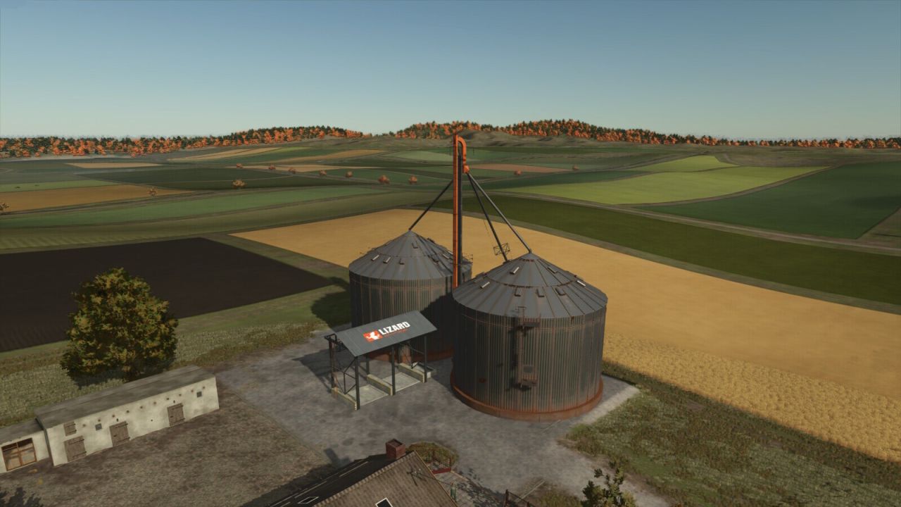 Silo de grãos br