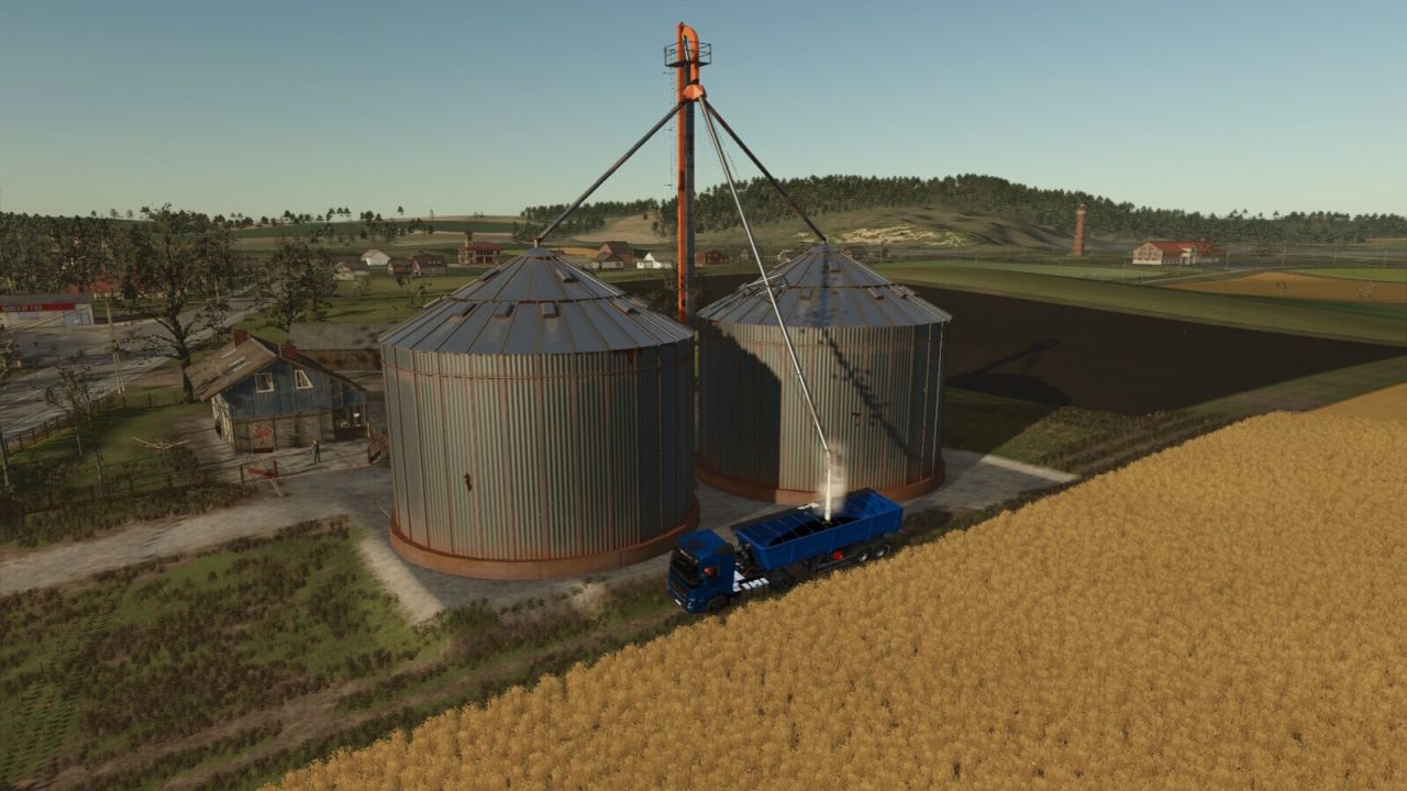 Silo de grãos br