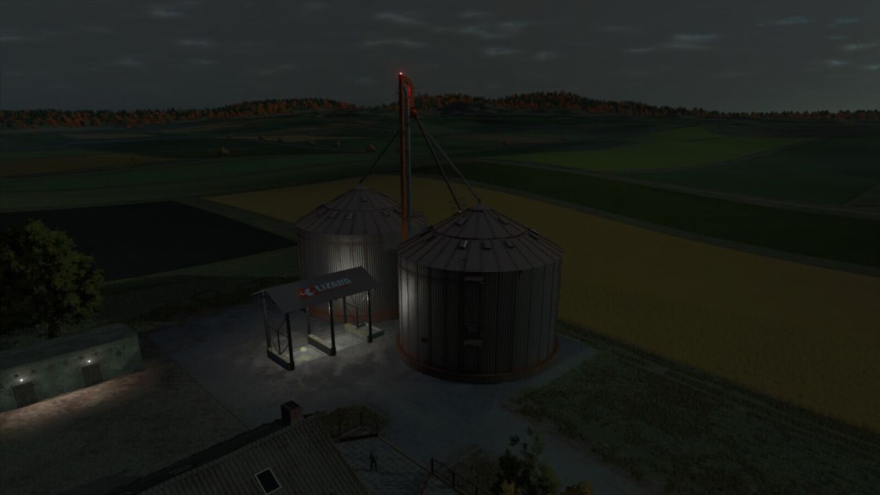 Silo de grãos br