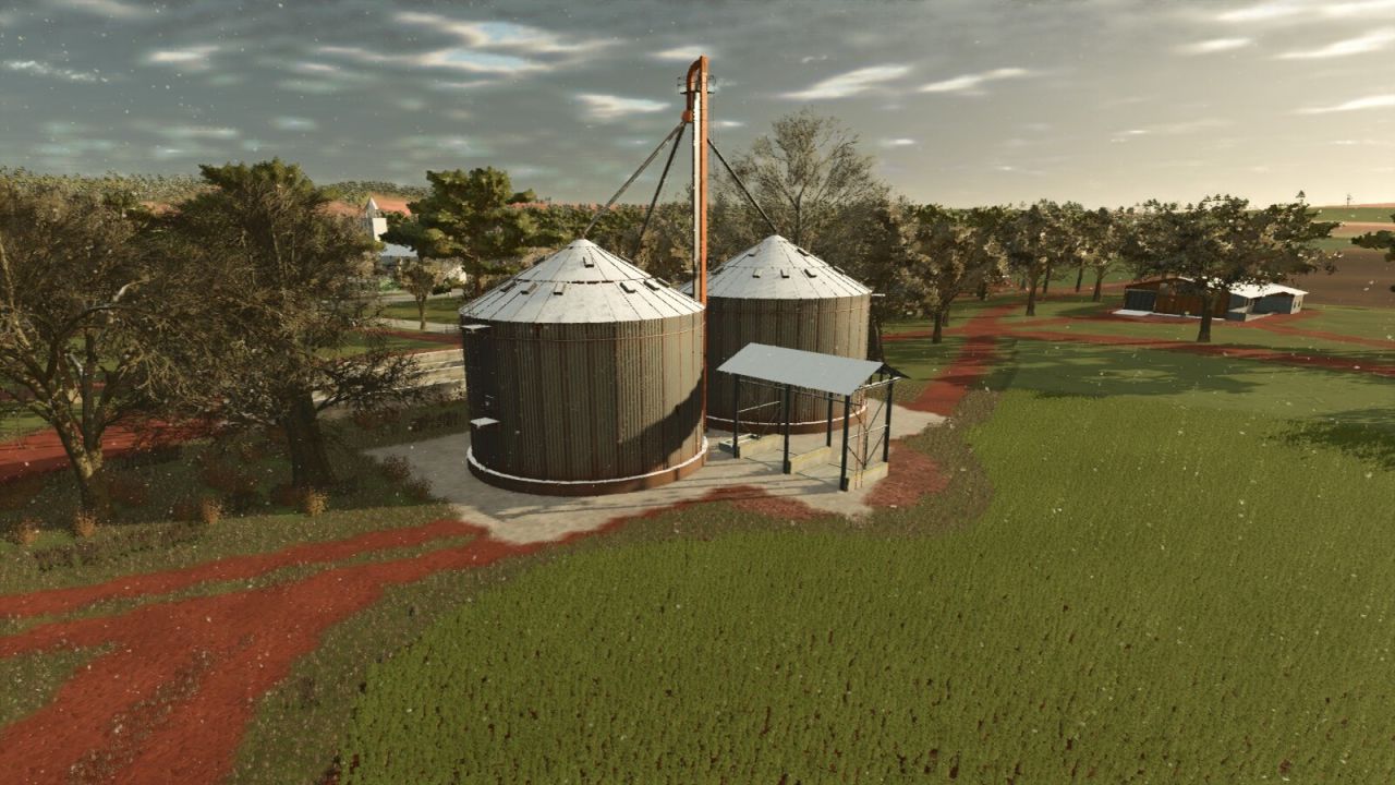Silo de grãos br