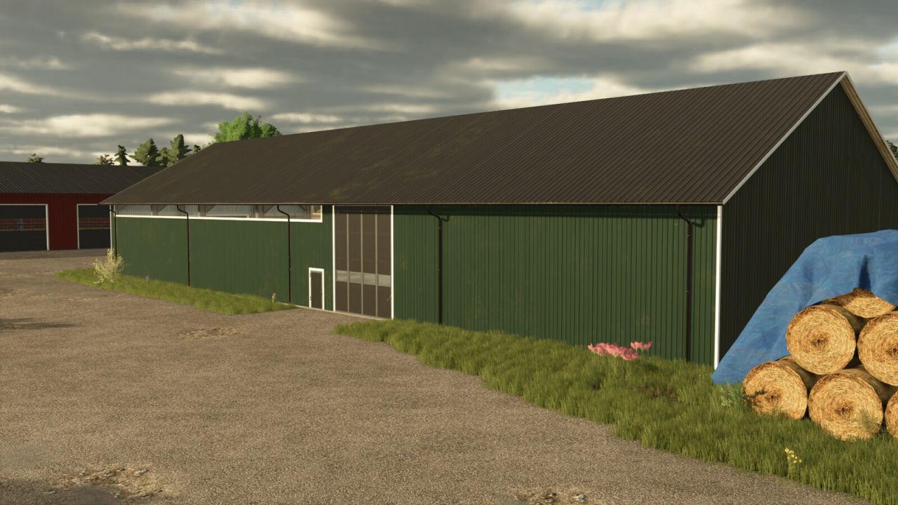 Almacenamiento de granos y sala de máquinas