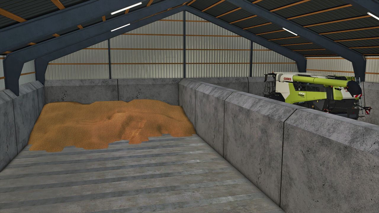 Grain Storage With Drying Floor