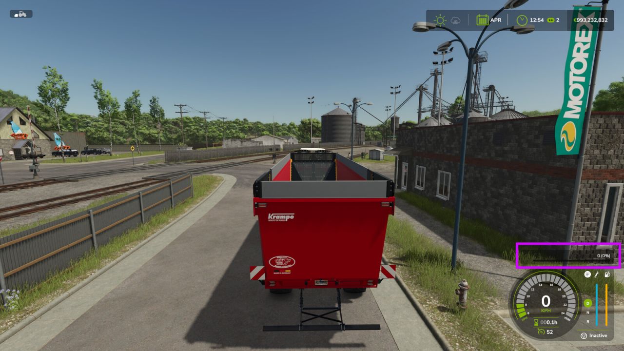 Grain Volume HUD FS25 thumbnail 2