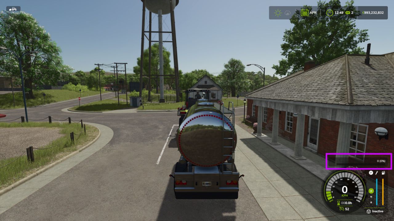 Grain Volume HUD FS25 thumbnail 4