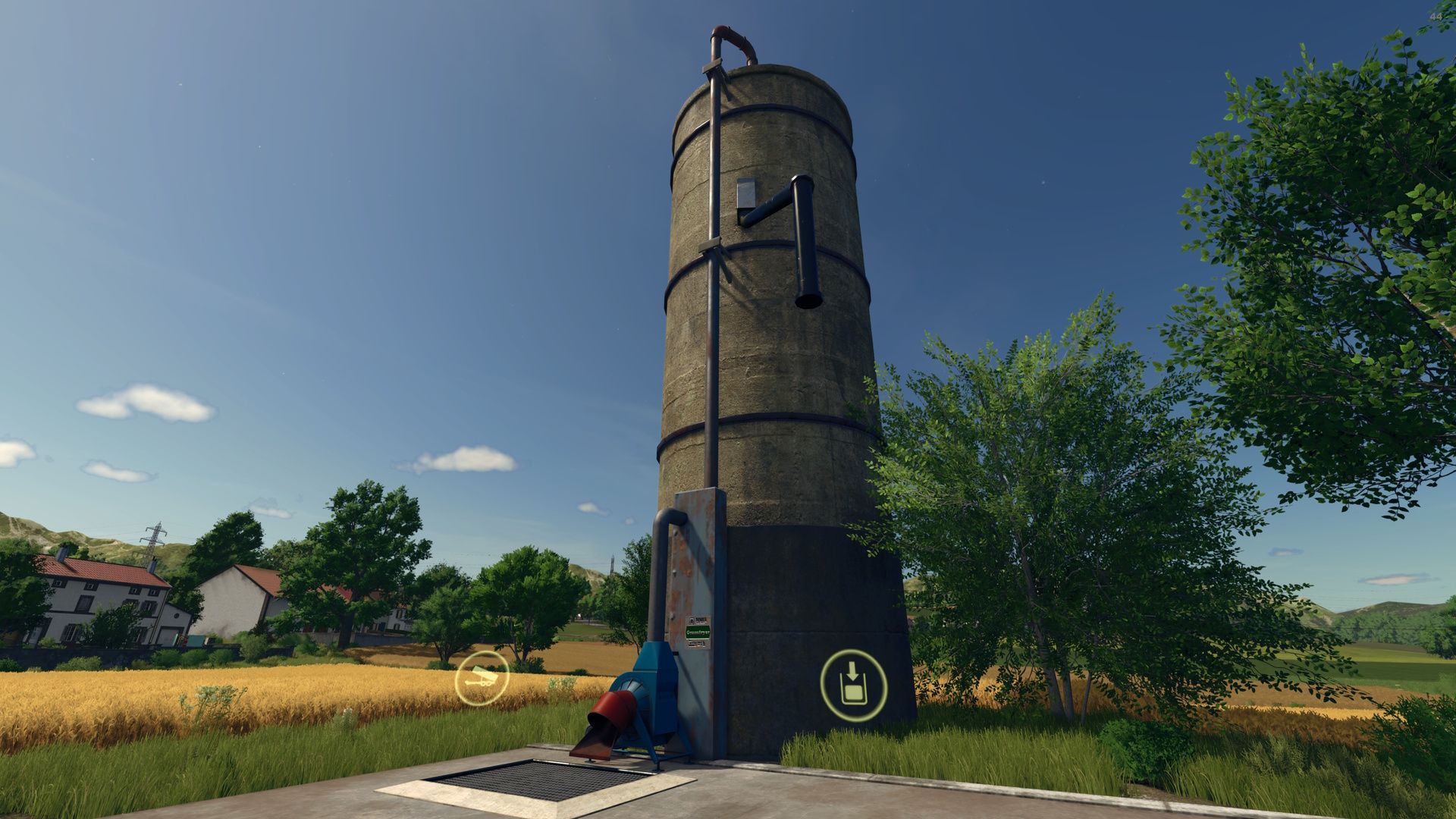 Grass dryer for Pallegney Map