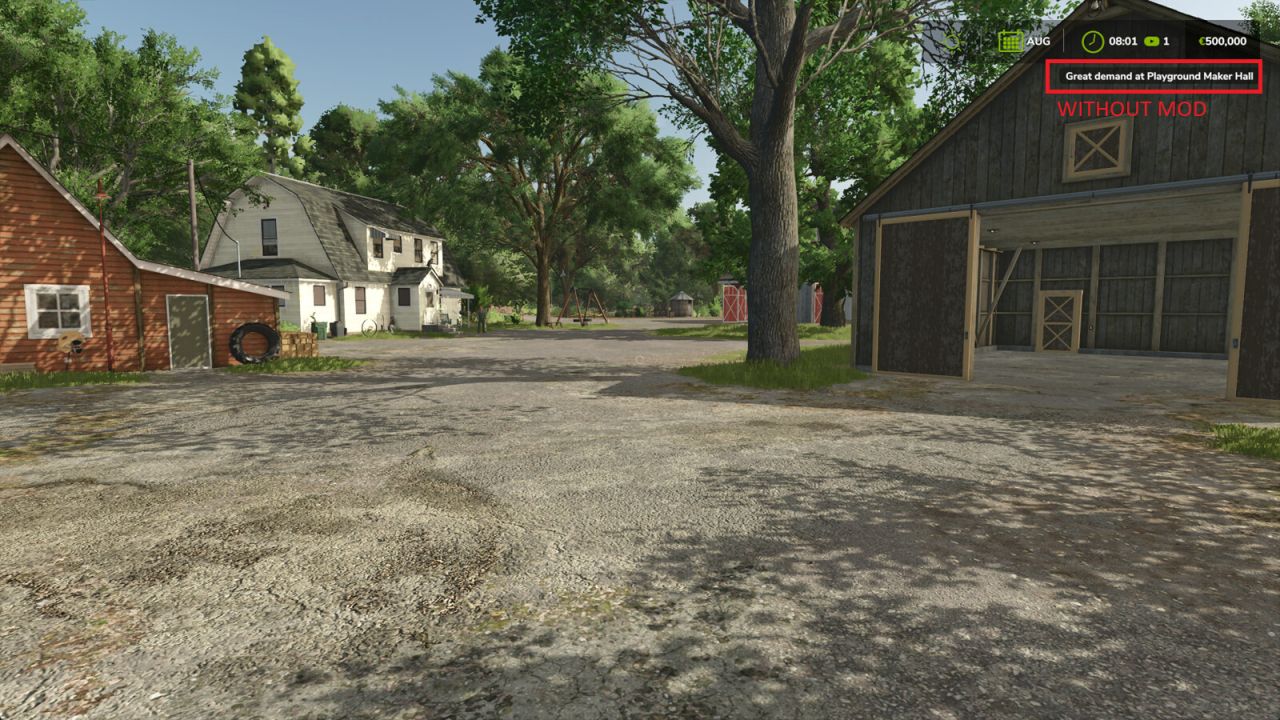 Great Demand Notification FS25