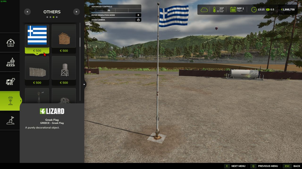 Griechische Flagge