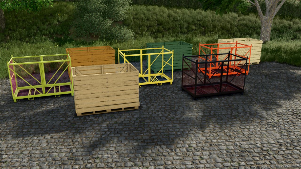 Gitterbox Und Holzbox