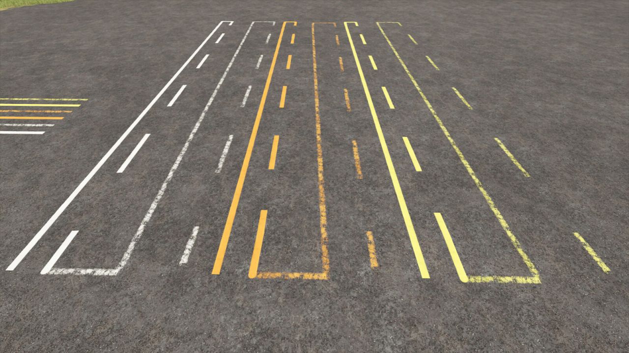 Наклейки наземной линии