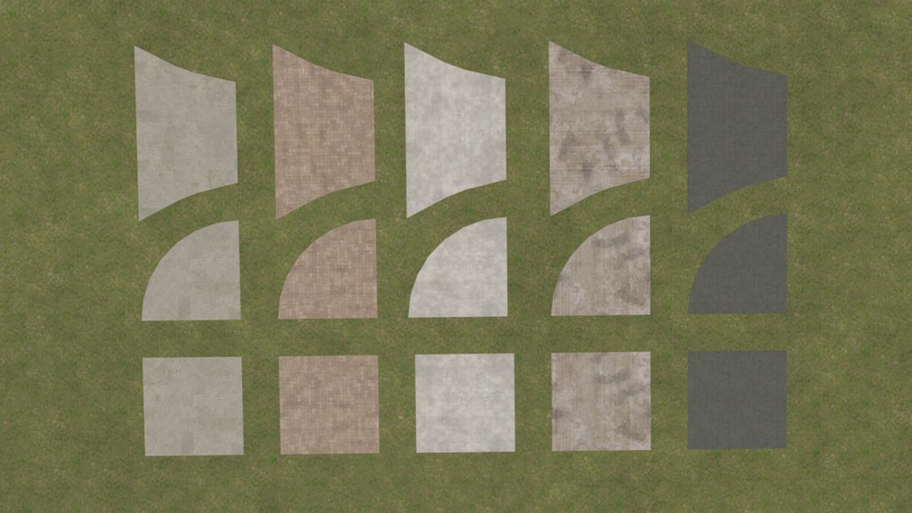 Pack De Plaques De Sol (Prefab)