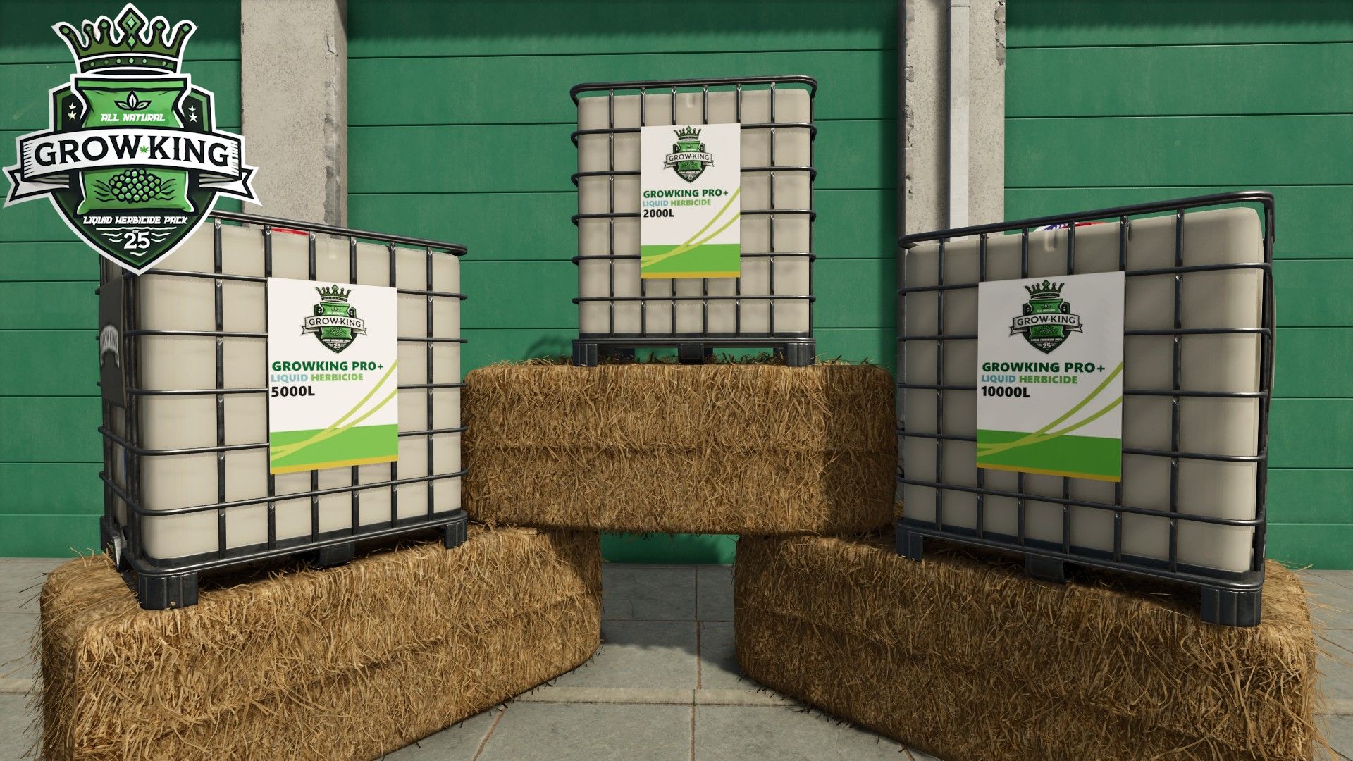 Pack d'herbicide liquide "Growking"