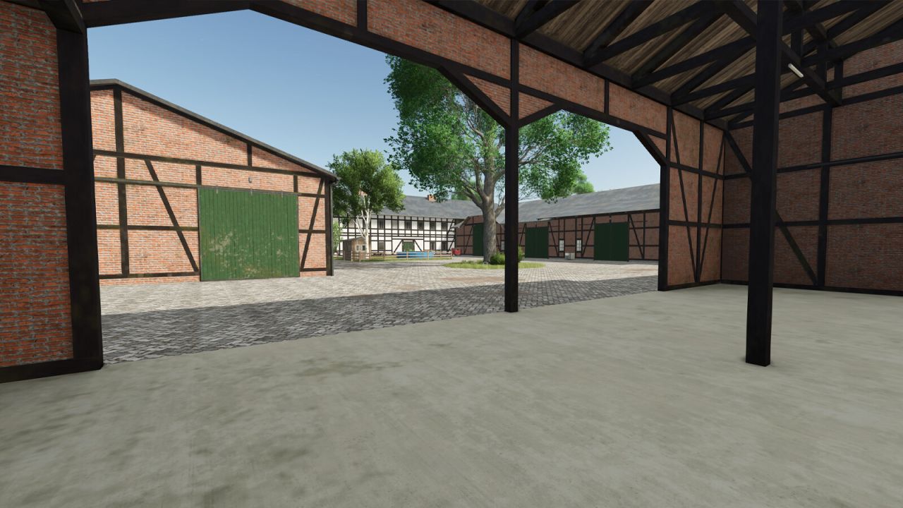Half-Timbered Farm Buildings