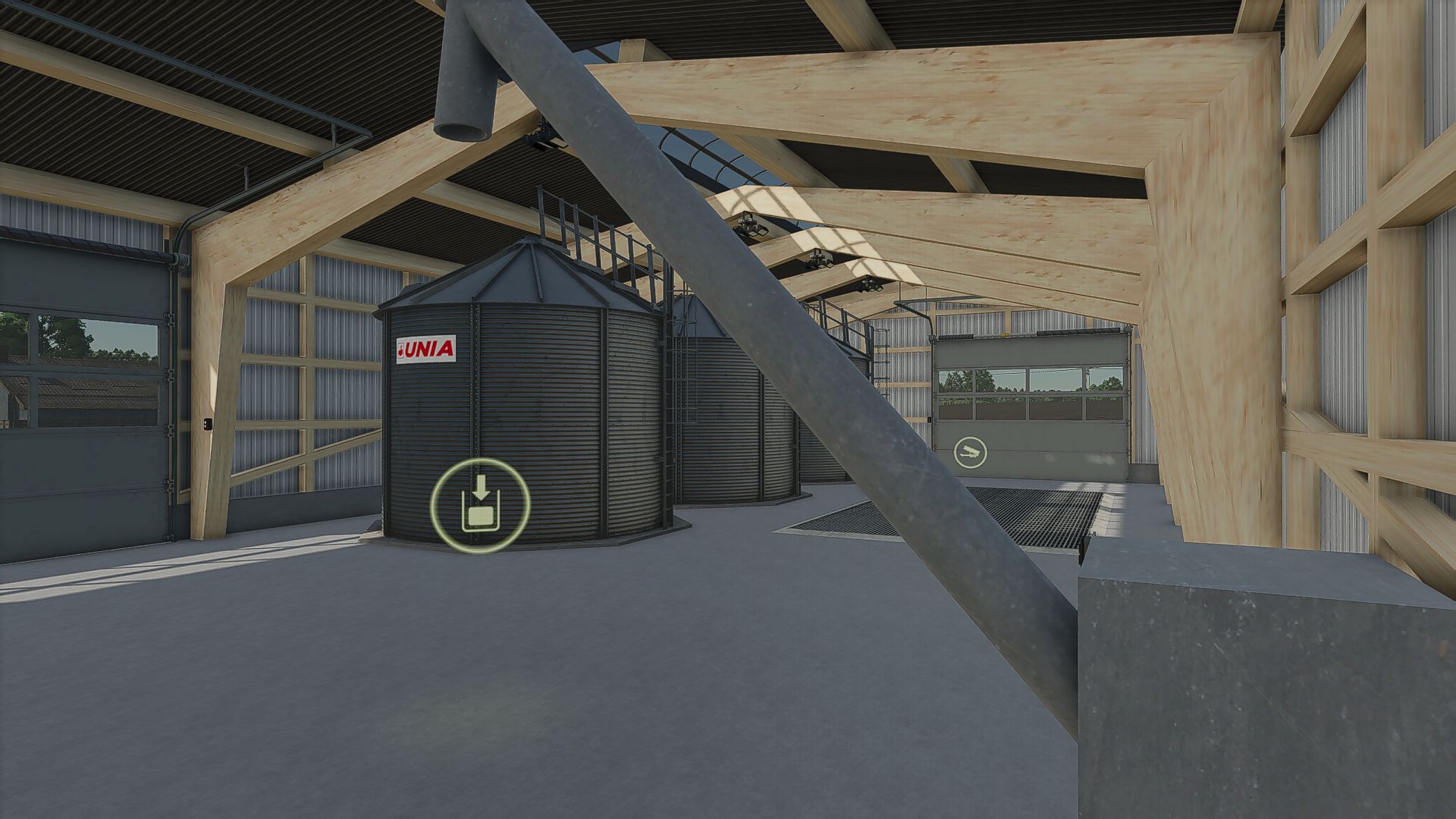 Hala ze zintegrowanym silosem