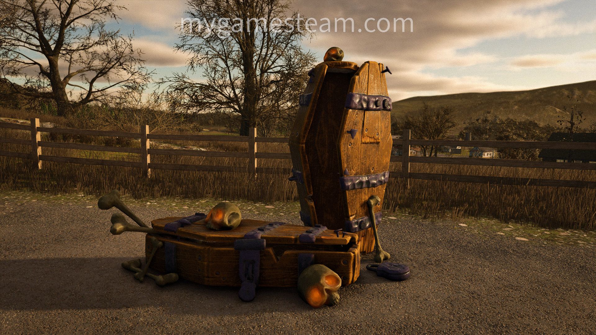 Halloween Spooky Coffin