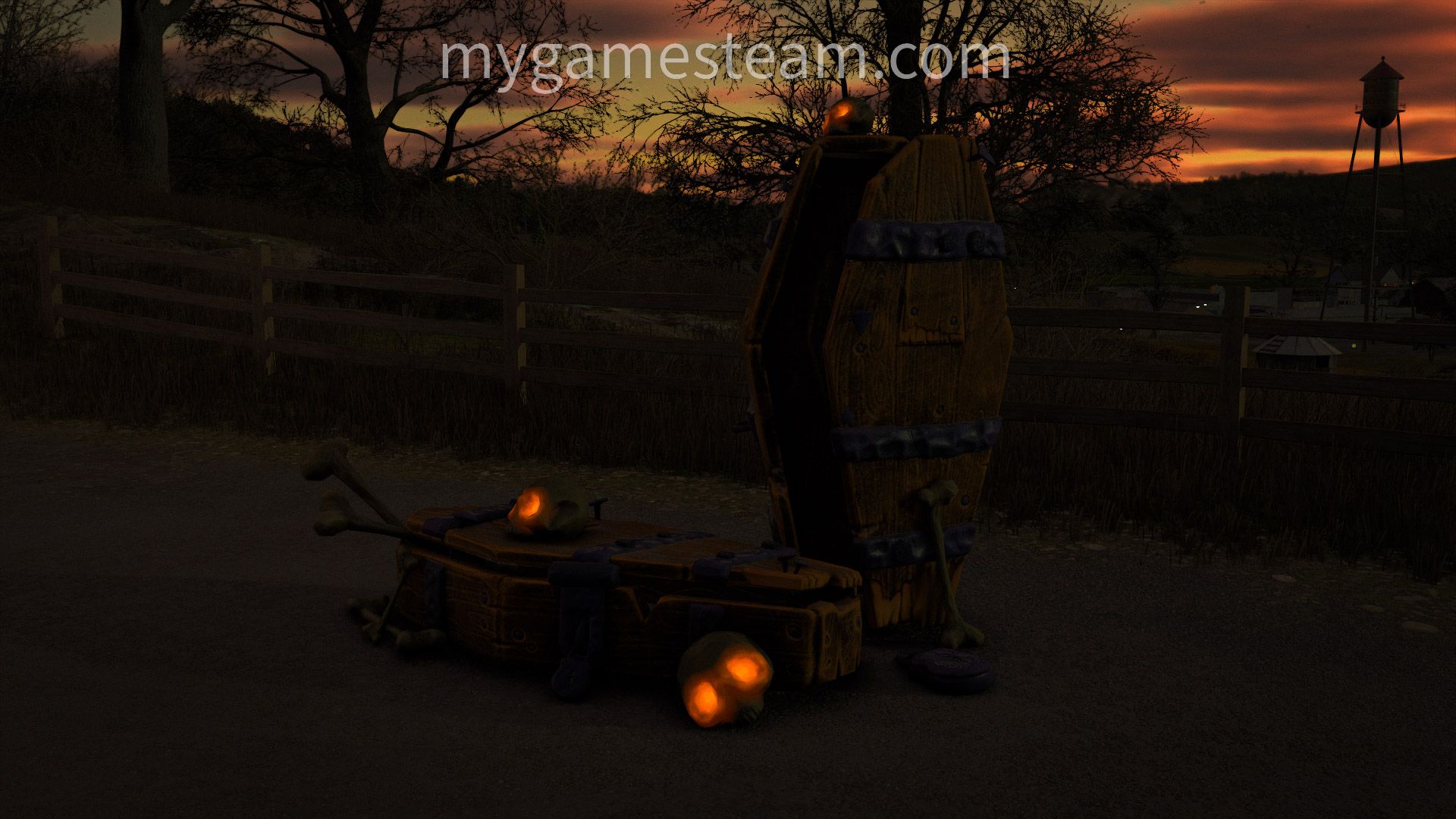 Halloween Spooky Coffin