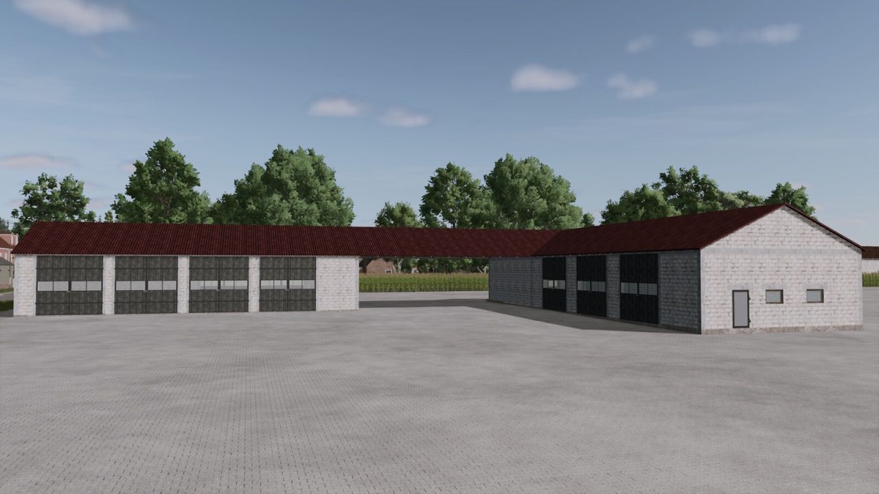 Beyaz Beton Bloklardan Yapılmış Salonlar