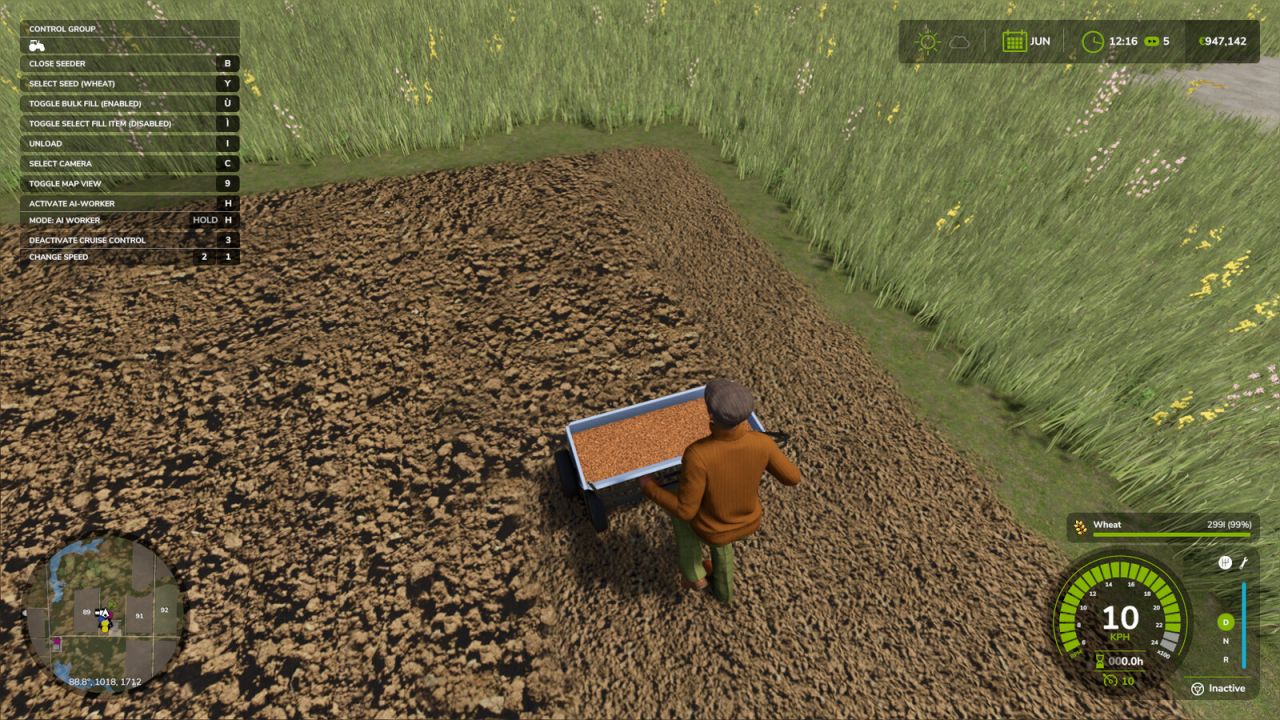 Paquete de herramientas empujables manualmente