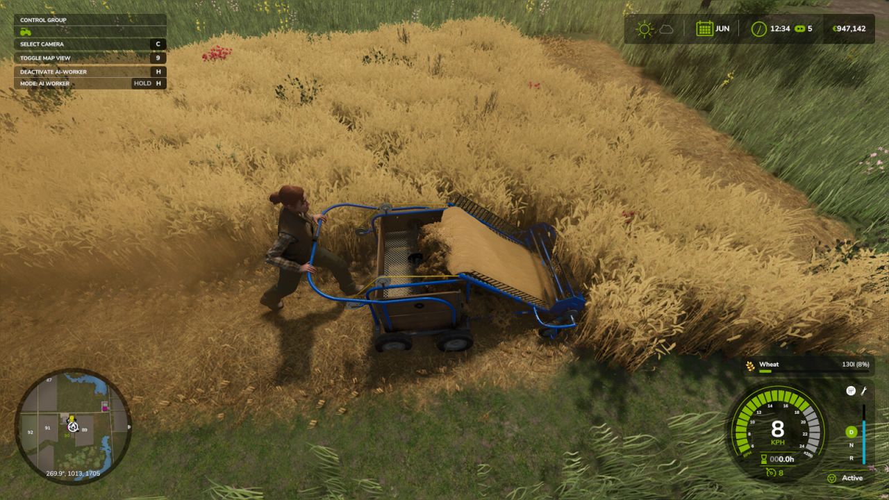 Paquete de herramientas empujables manualmente