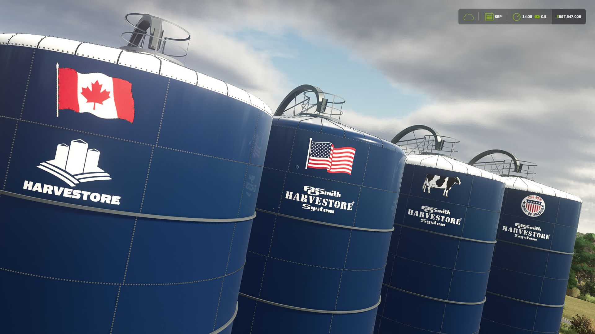 Pacchetto di silos Harvestore