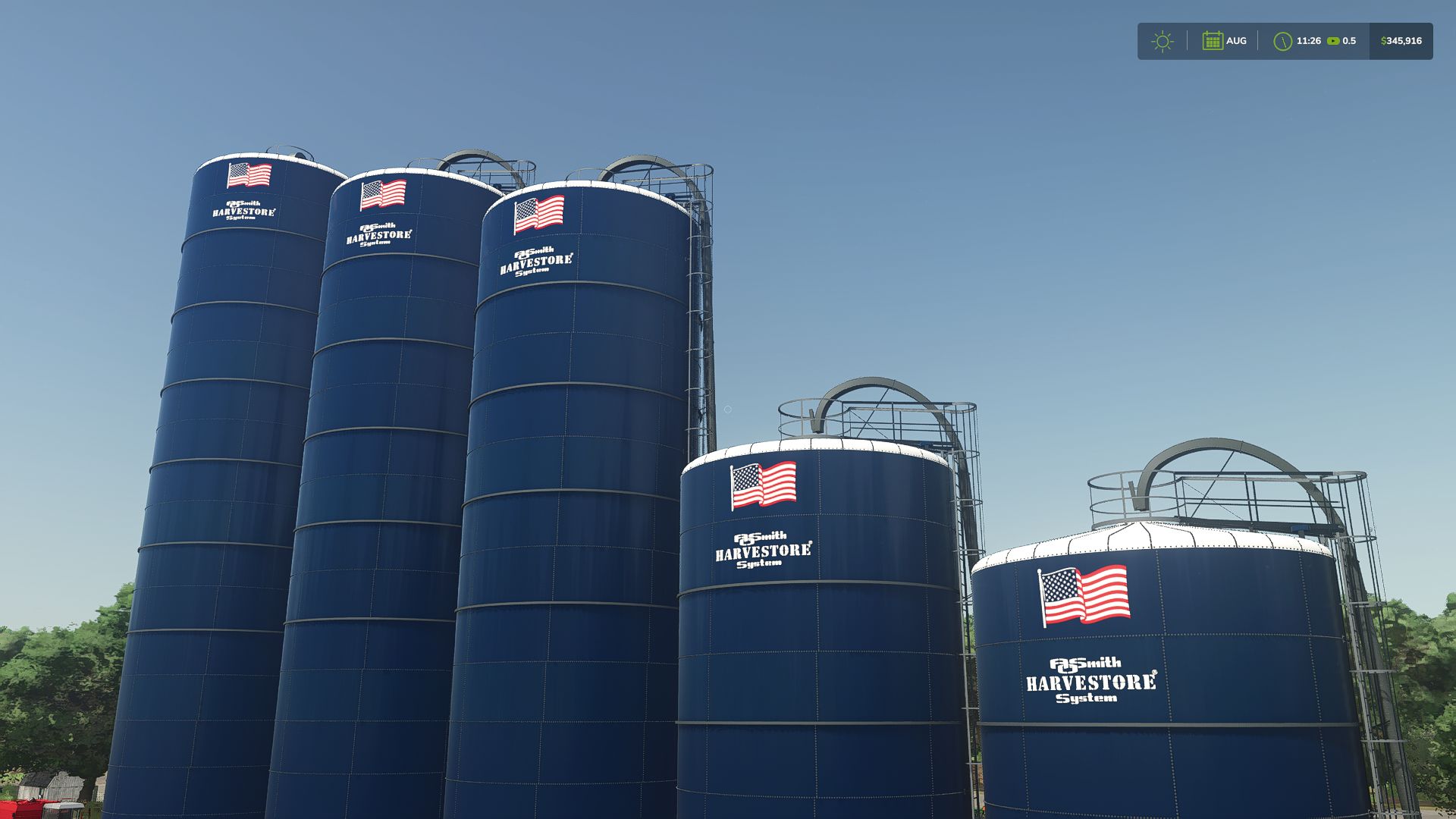 Pacchetto di silos Harvestore