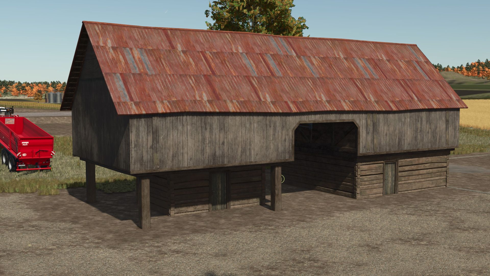 Hatter drying and straw warehouses