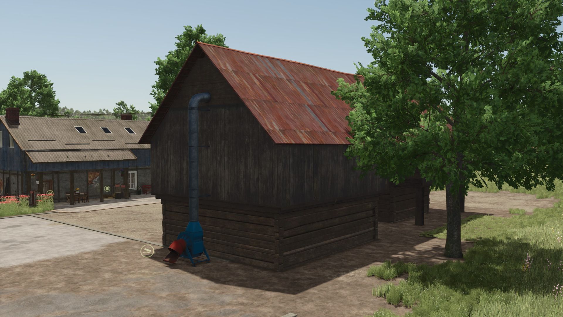Hatter drying and straw warehouses