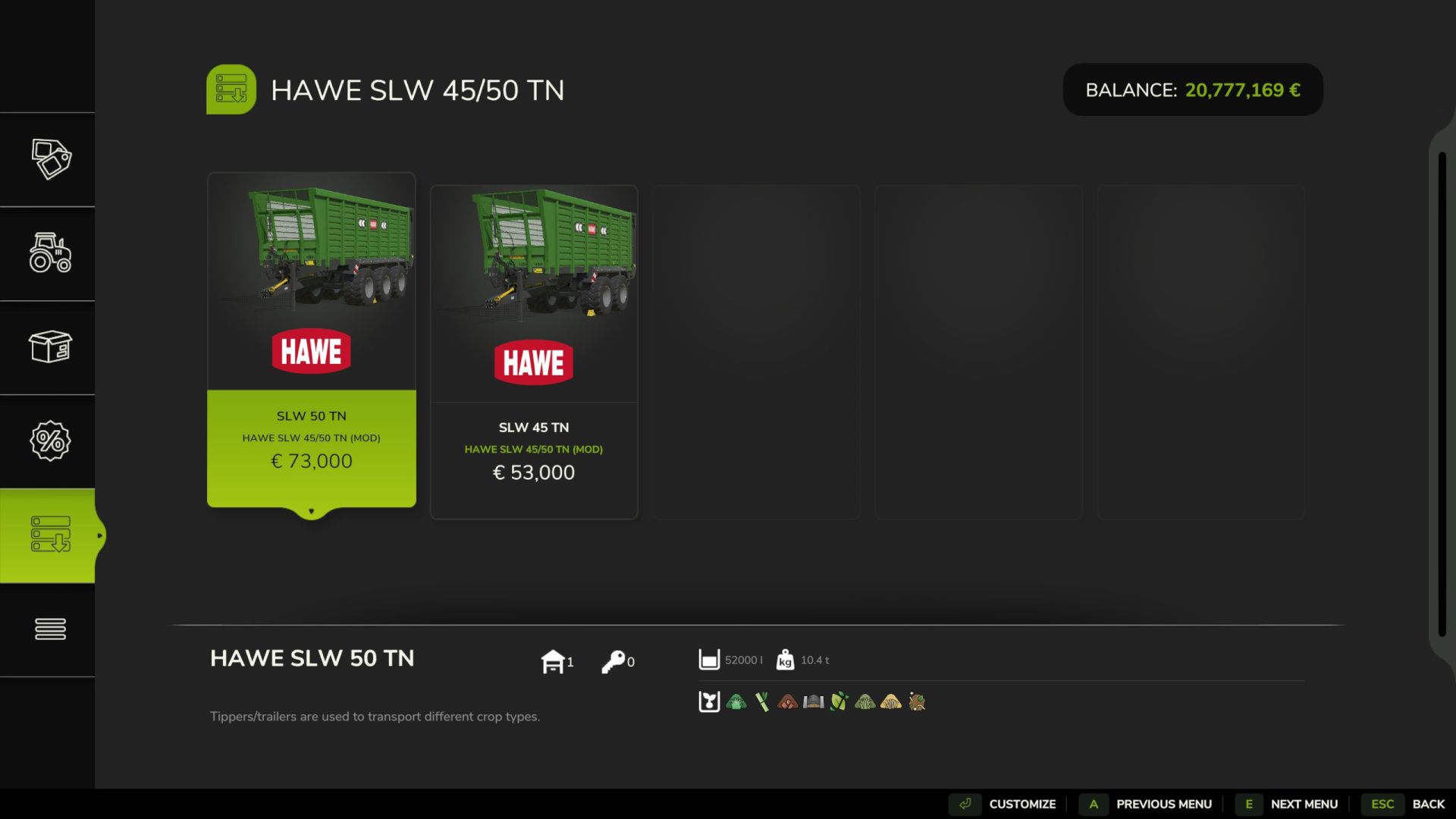 Hawe SLW 45tn and 50tn