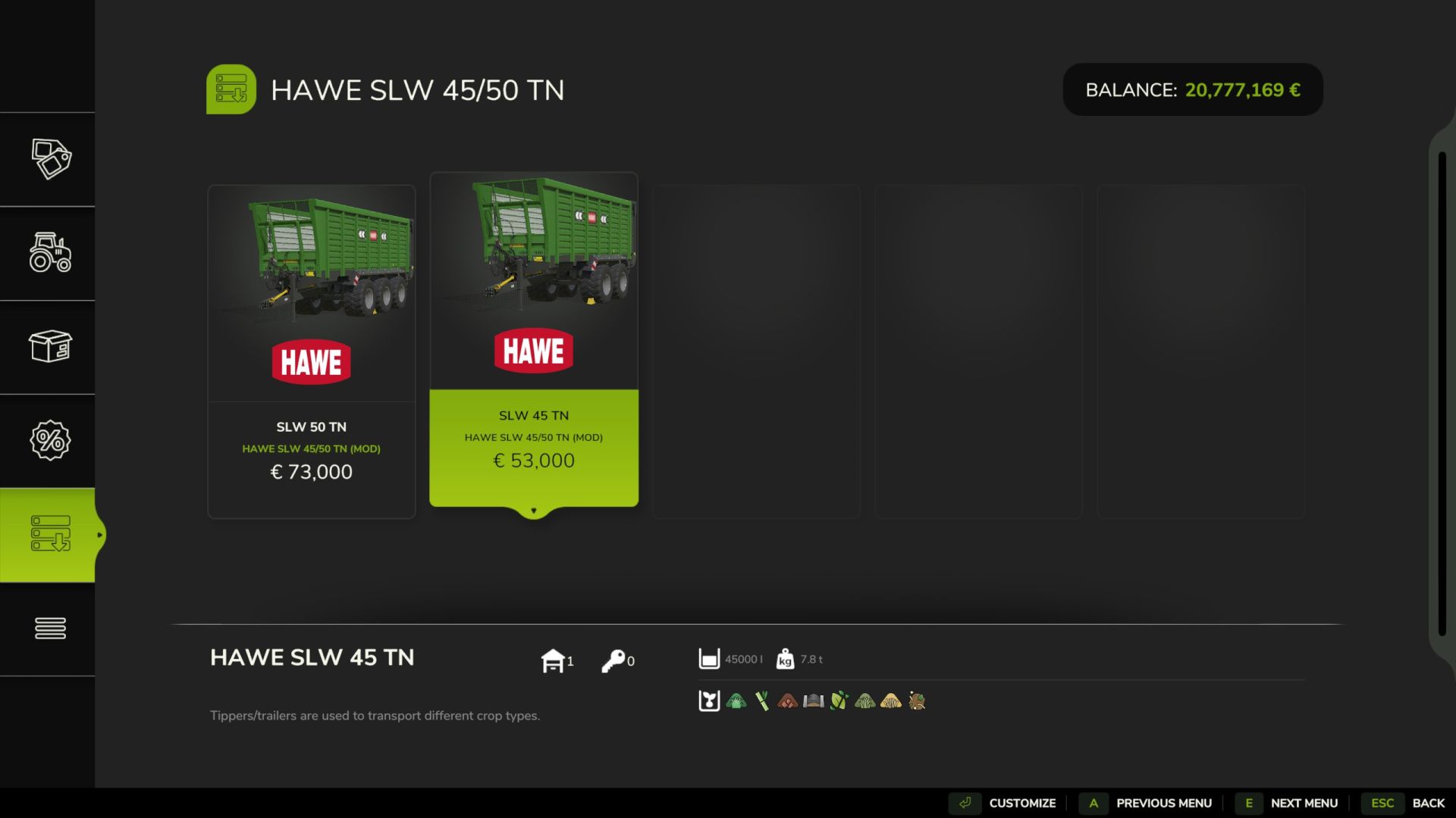 Hawe SLW 45tn and 50tn