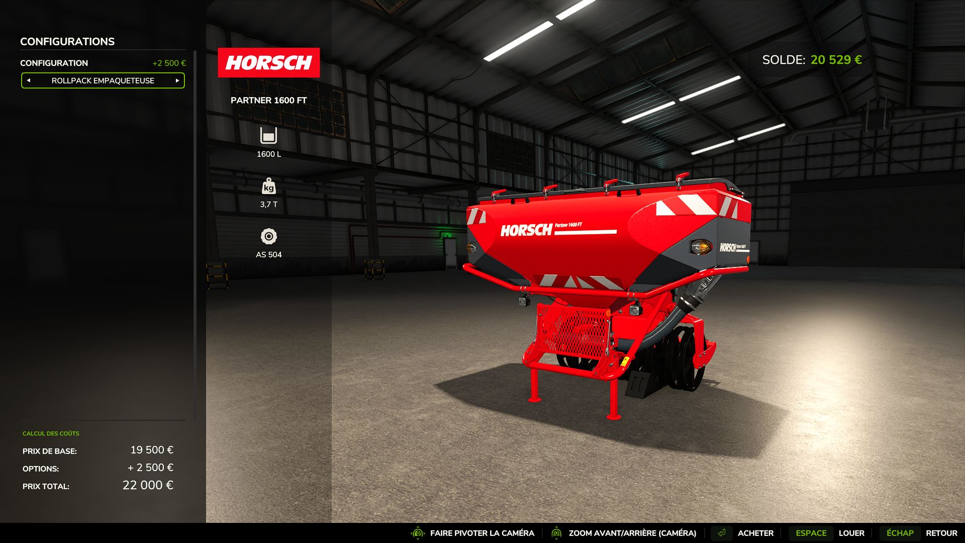 Heavier Seed Tank Pack