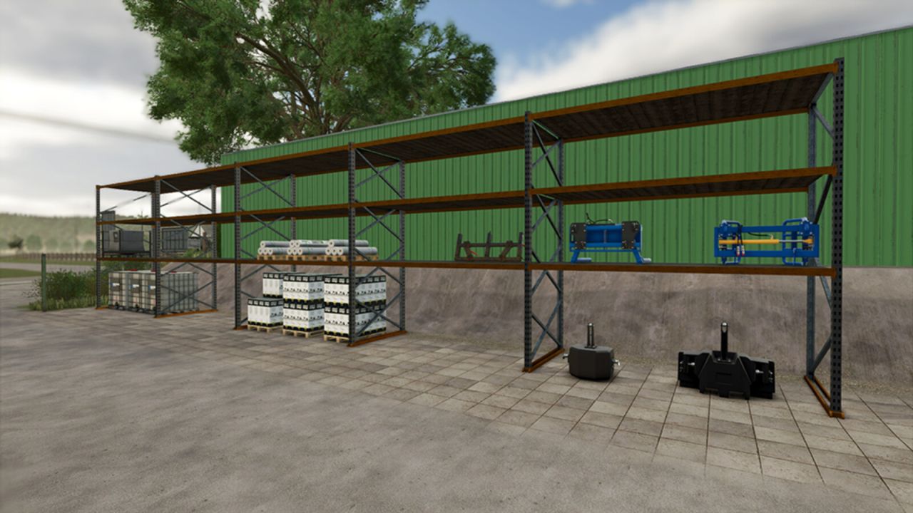 Elemento rack per carichi pesanti