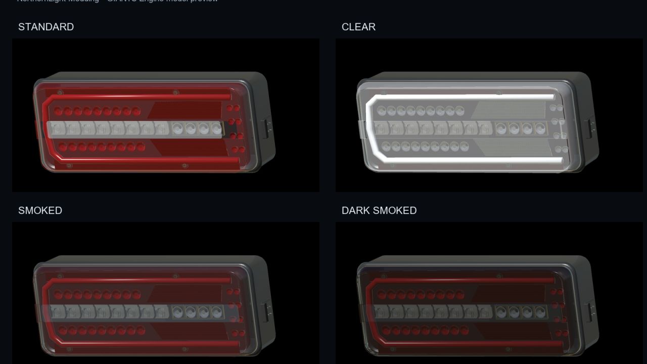 Luces traseras de camión HELLA (Prefab)