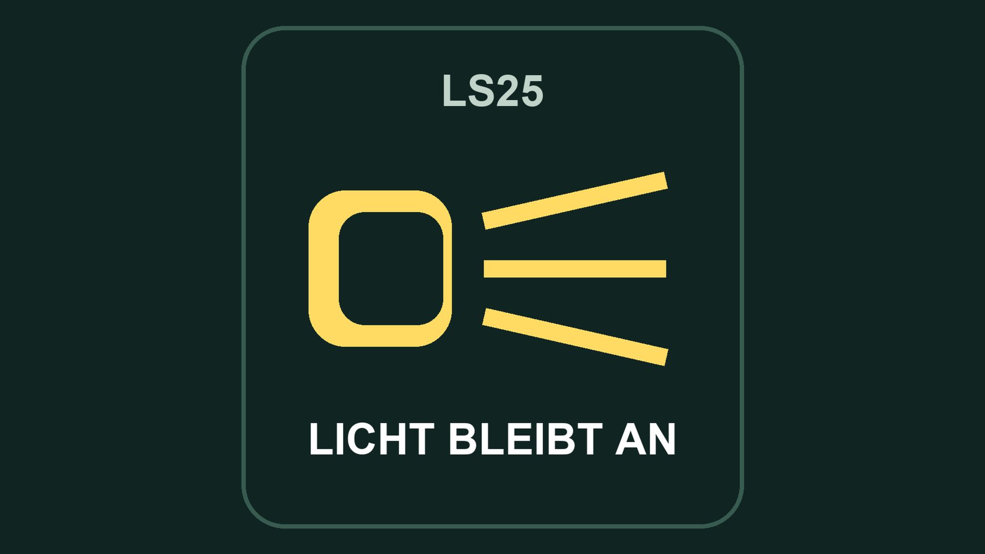 Helfer behält Fahrzeuglicht