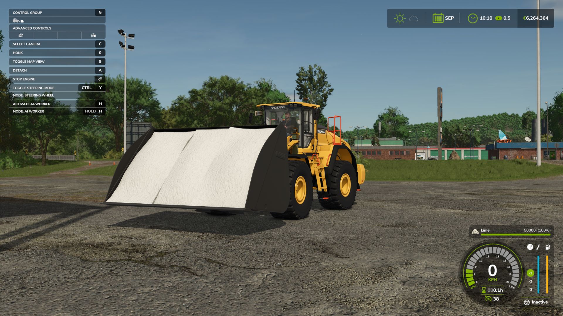 High capacity bucket (Wheel loader)