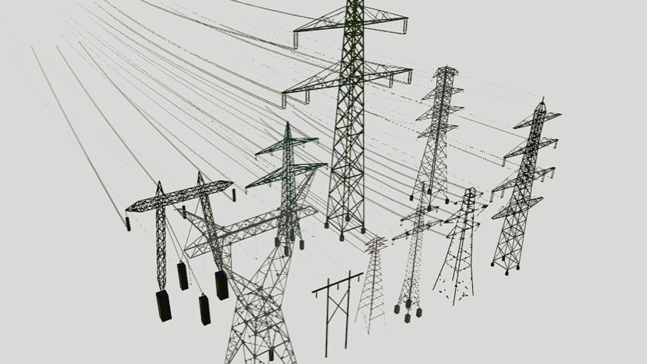 Pack de pôles haute tension (Prefab)