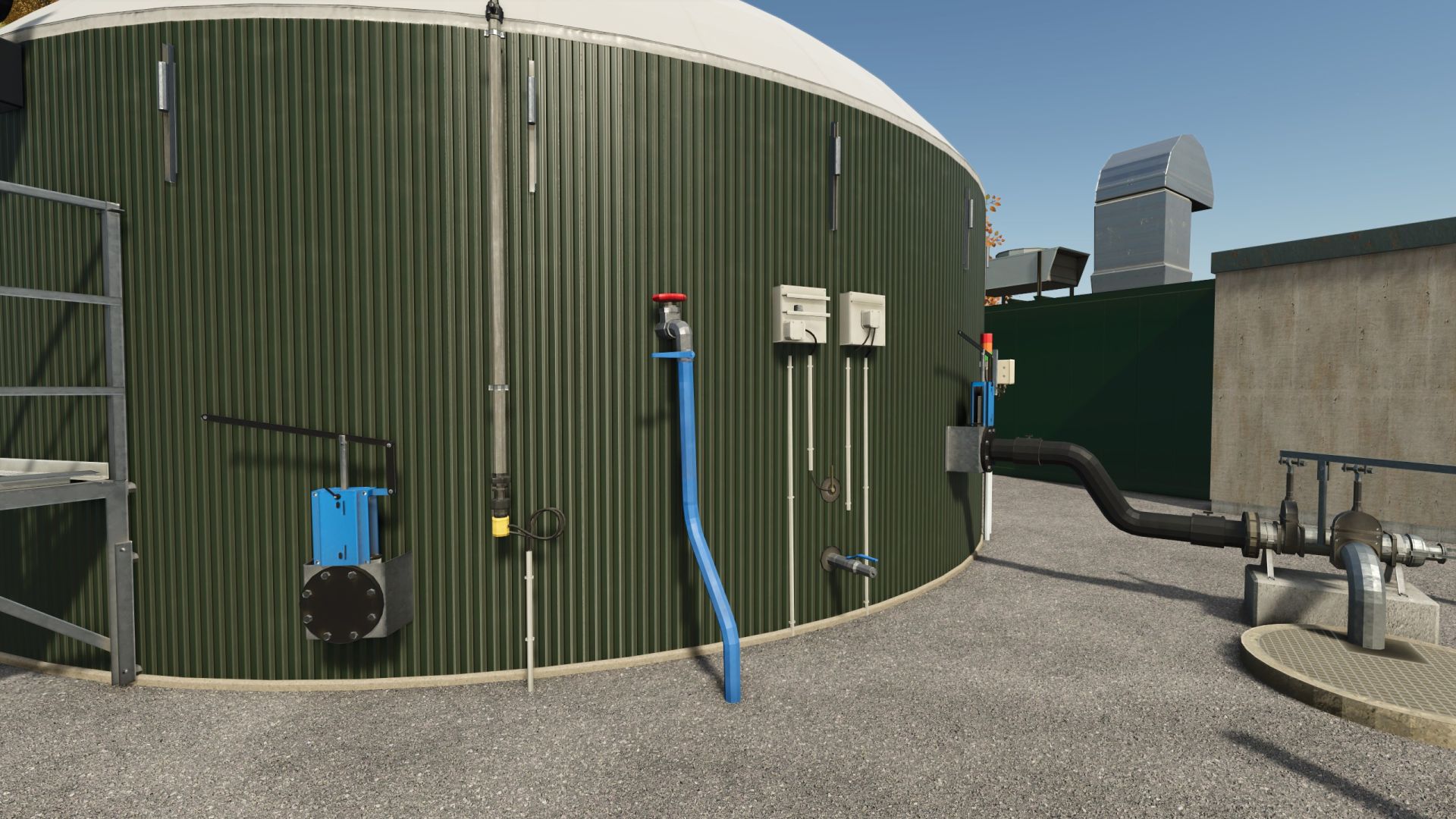 Highly efficient biogas plant with 99kW output