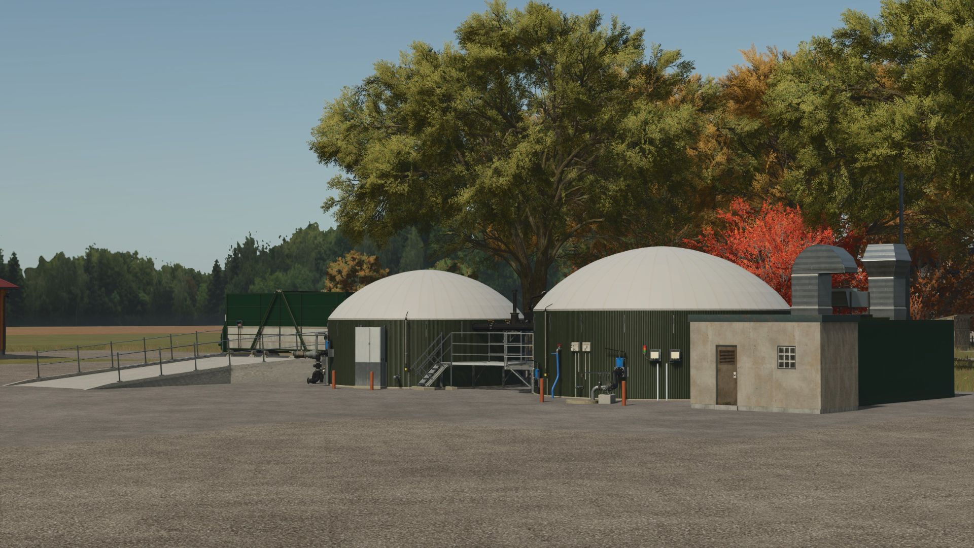 Installation de biogaz très efficace d'une puissance de 99 kW