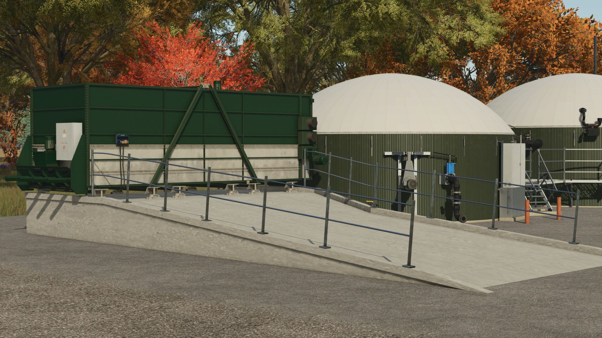 Highly efficient biogas plant with 99kW output