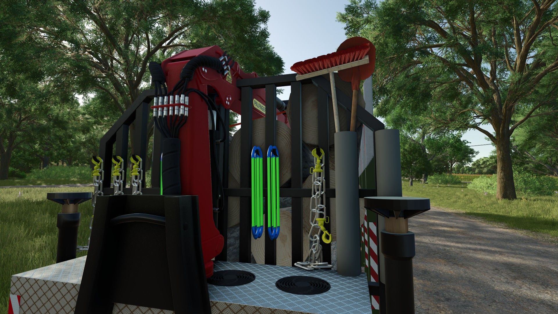 HKL Forestry platform with cran